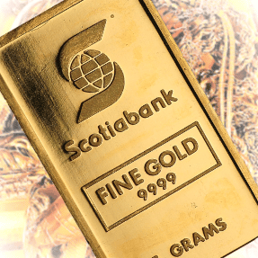 Scotiabank Gold bars, 1 Ounce Bar Scotiabank